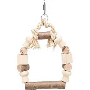Holzschaukel mit Dekorationen klein 13x19cm TRIXIE